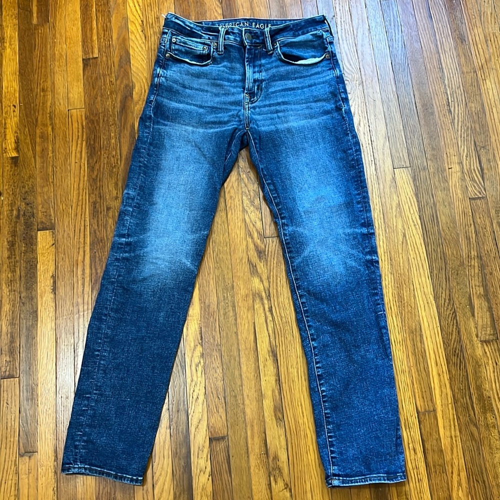 American Eagle Airflex+ slim straight jeans 31x34
